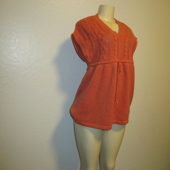 Mossimo Supply Burnt Orange Pullover Short Sleeves Large Sweater -- Final Price - Picture 3 of 11